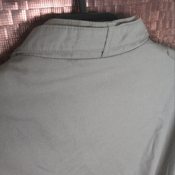 Vintage 80s Authentic Members Only Bomber Jacket Gray Zip Up Size 46 - Picture 6 of 14